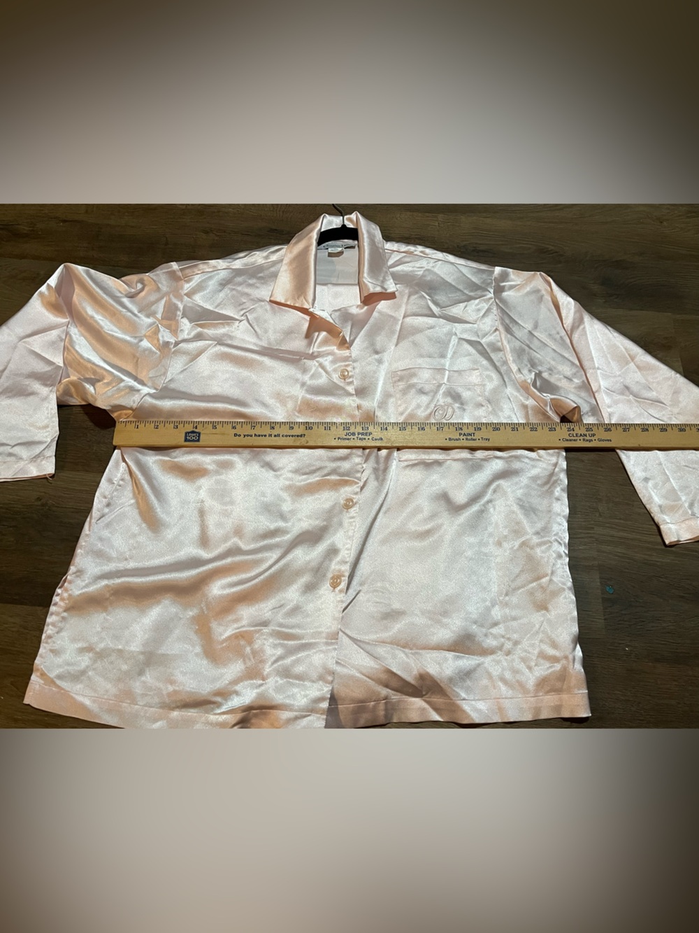 Authentic Vintage Christian Dior Pink Satin Pajama Set | 1980s | Large - Picture 6 of 14